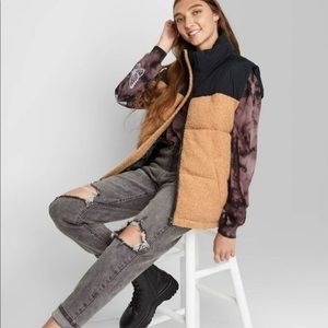 Teddy Puffer Vest